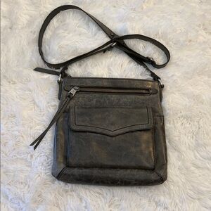 The Sak distressed grey leather Crossbody Bag